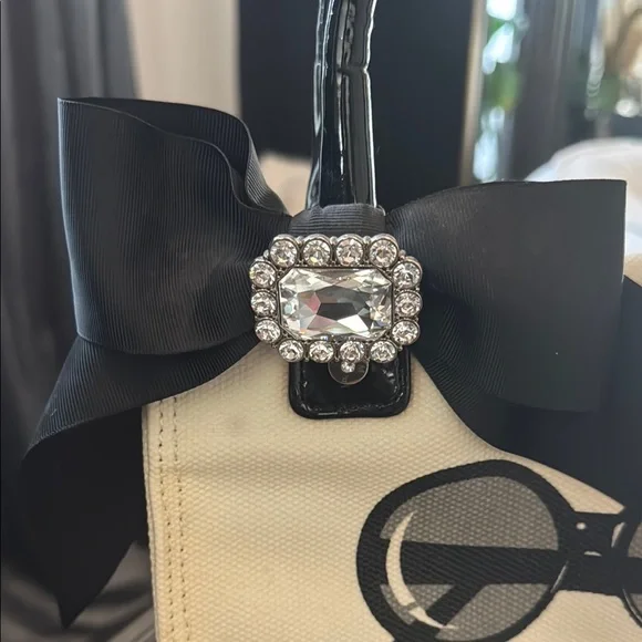 Vintage Rare My Flat In London Cream and Black Tote Bag - Picture 2 of 10